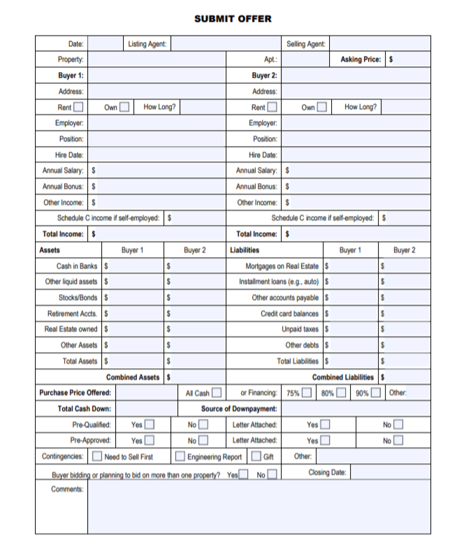 rebny submit offer form for nyc download hauseit balance sheet business studies income statement date