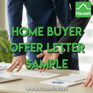 What does a home buyer offer letter look like? Is it necessary in addition to a short biography? Do sellers actually expect a letter these days?