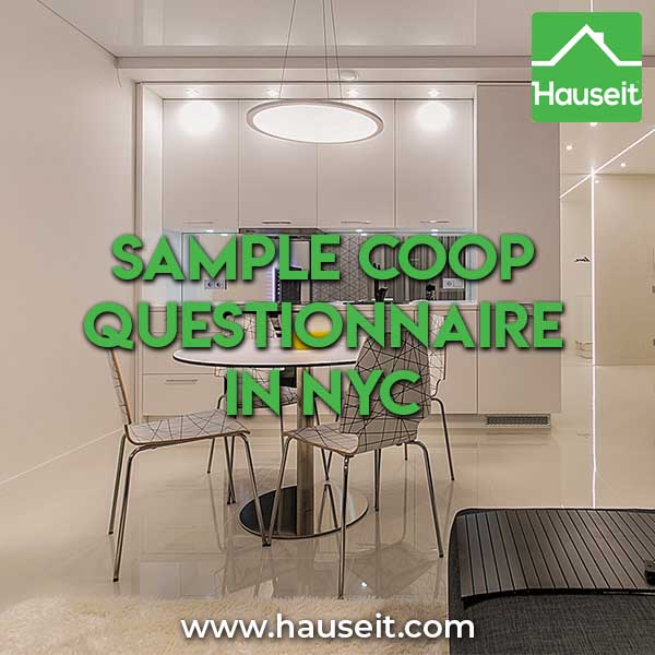 Why is your bank asking for a coop questionnaire to be filled out? What does a sample co-op questionnaire look like? Who pays for it?