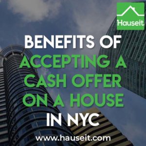 The benefits of accepting a cash offer on a house vs an offer that is reliant on securing a mortgage are speed and certainty of execution. All cash offers are much quicker to close, and you won’t have to worry about the financing falling through.
