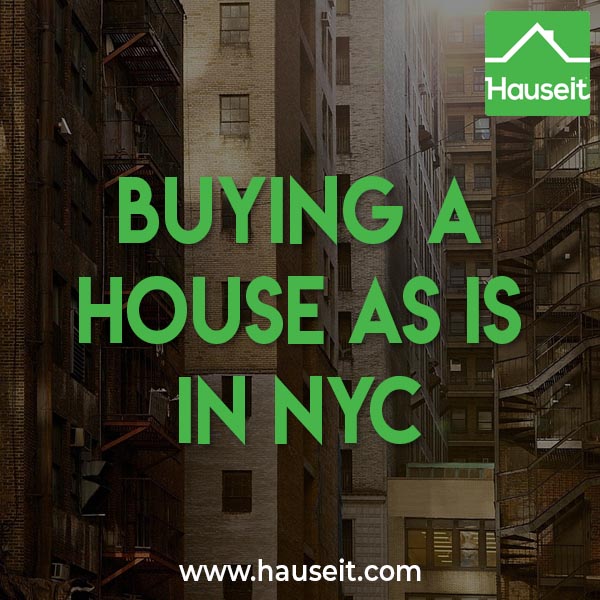 Buying a house as is means purchasing a house in its current condition, without the seller making any repairs or upgrades before closing.