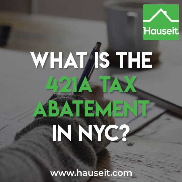 The original 421a tax abatement program in NYC began in 1971 and is named after section 421-a of the New York Property Tax Law.