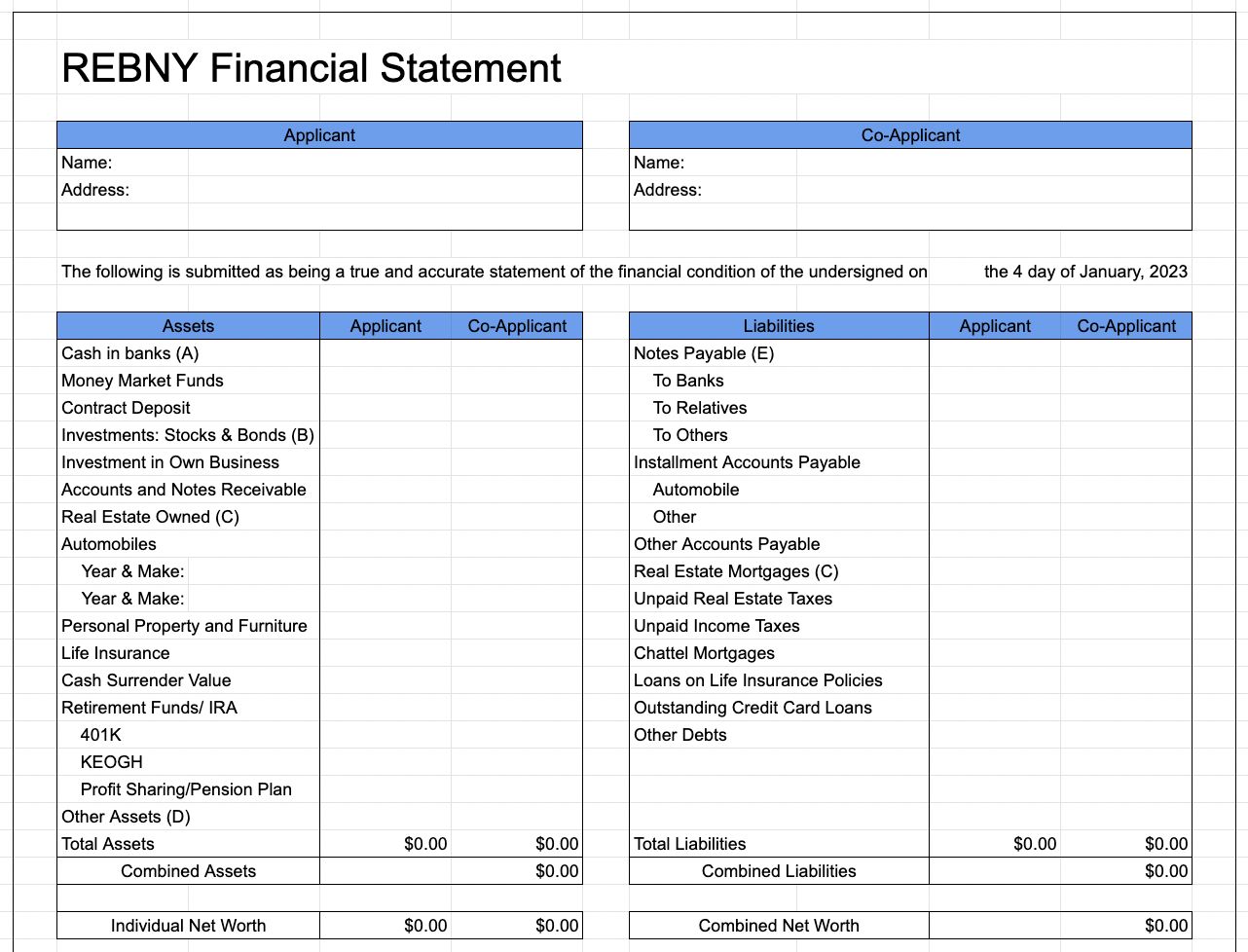 REBNY-Financial-Statement-Assets-Liabilities