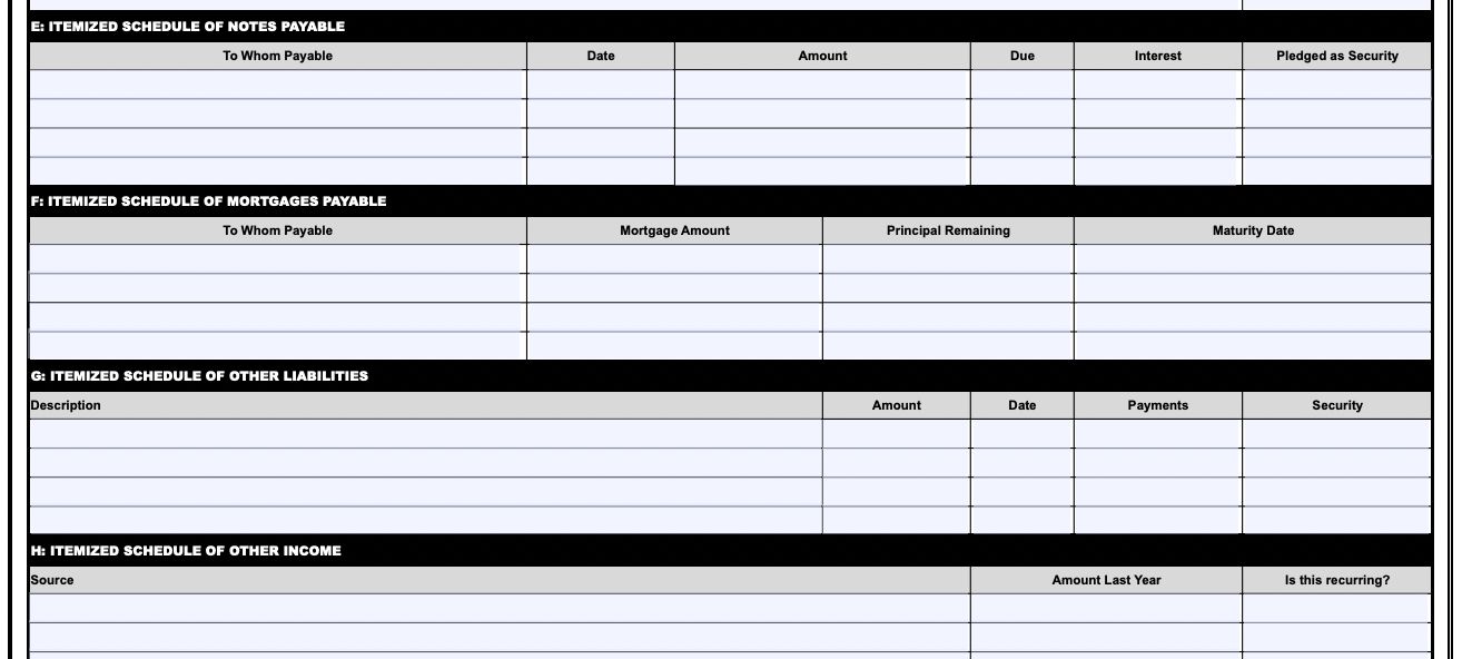 REBNY-Financial-Statement-Itemized-Schedules-2