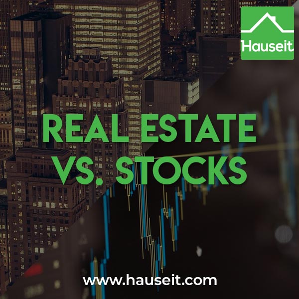 The advantages of investing in NYC real estate vs. stocks include tax benefits, appreciation, diversification, inexpensive leverage and the fact that you have control.