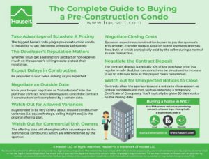 Buying a pre-construction condo can be advantageous primarily because of better pricing vs a project that is ready for immediate occupancy.