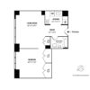 A sample custom floorplan drawn for a Hauseit customer in NYC for an apartment sale.