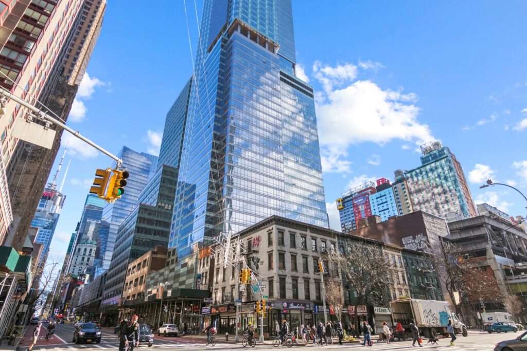 The Orion Condominium at 350 West 42nd Street in Hell's Kitchen, Manhattan