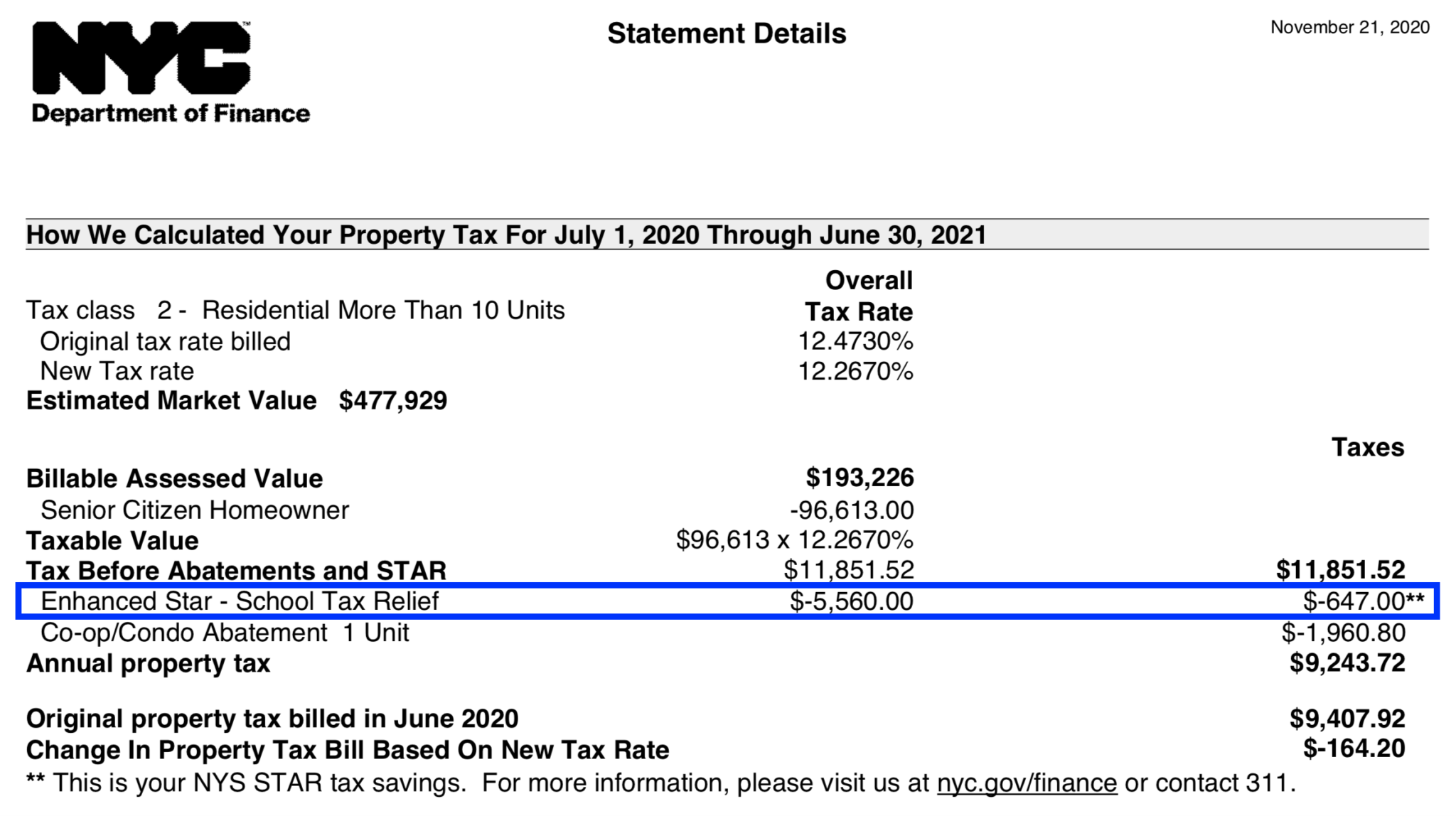 what-is-the-enhanced-star-property-tax-exemption-in-nyc-hauseit