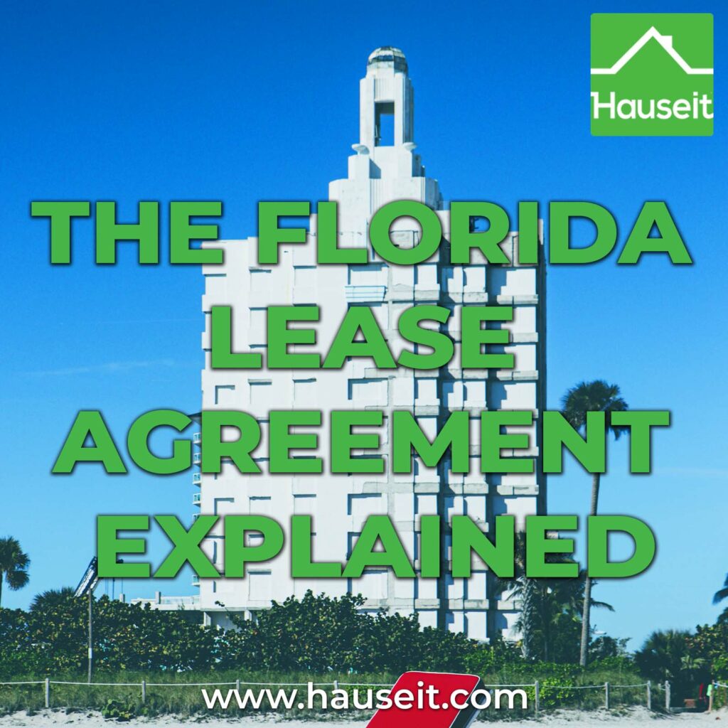 As we go over a sample Florida lease agreement, you'll see that it's more of a "fill-in-the-blank" form vs a customized contract.