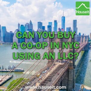 The vast majority of co-op buildings in NYC do not allow prospective purchasers to buy using an LLC, however some co-ops permit LLCs.