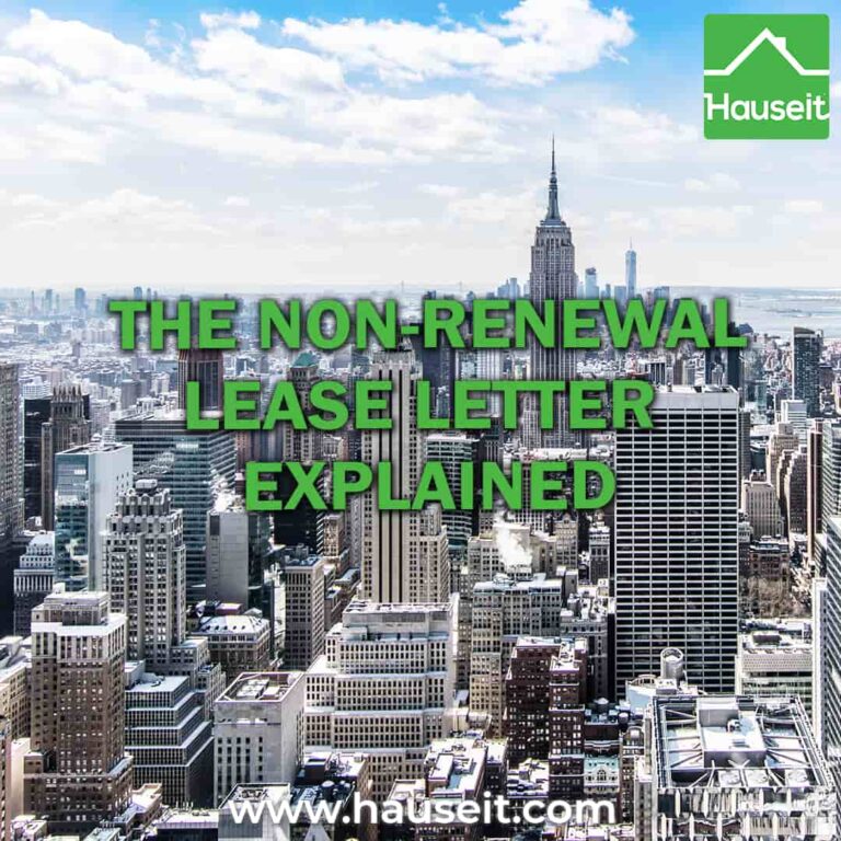 The NonRenewal Lease Letter Explained Hauseit® NYC & South Florida