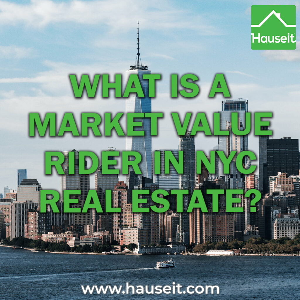 A market value rider increases the amount of your home's title insurance protection up to the fair market value of the property. It can be purchased at closing.
