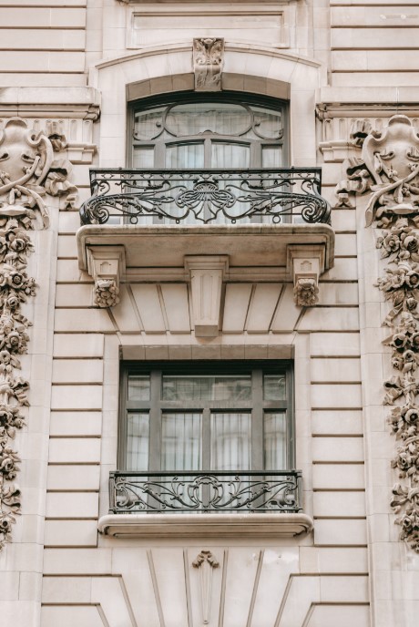 classic style juliet balcony