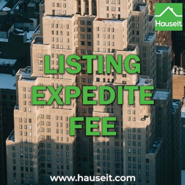Listing Expedite Fee