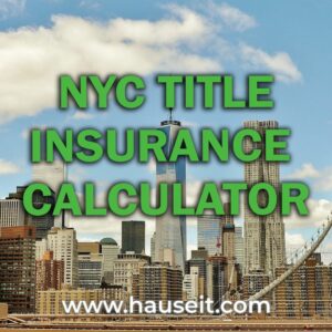Estimate your title insurance bill when buying a condo, co-op or townhouse in NYC. Detailed breakdown of title insurance premiums and fees.