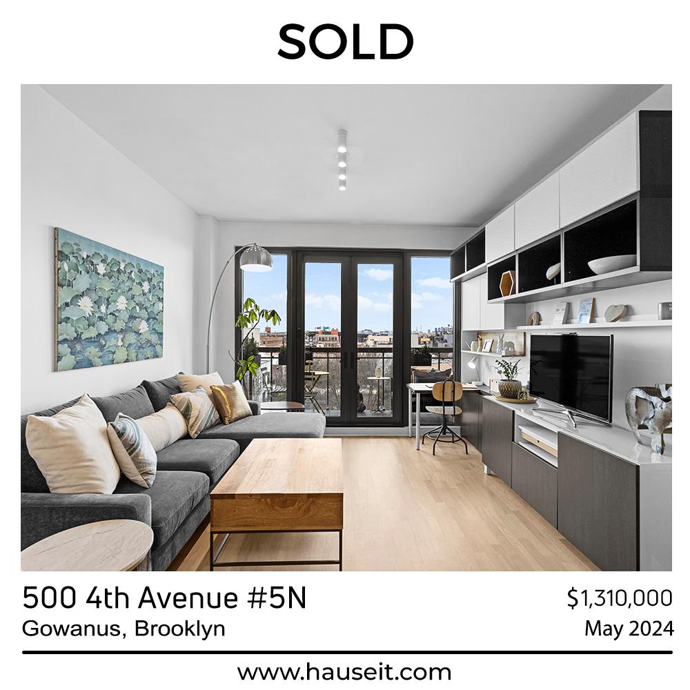 Hauseit Agent Assisted FSBO Sold Listing – 500 4th Avenue #5N in Gowanus, Brooklyn, NYC