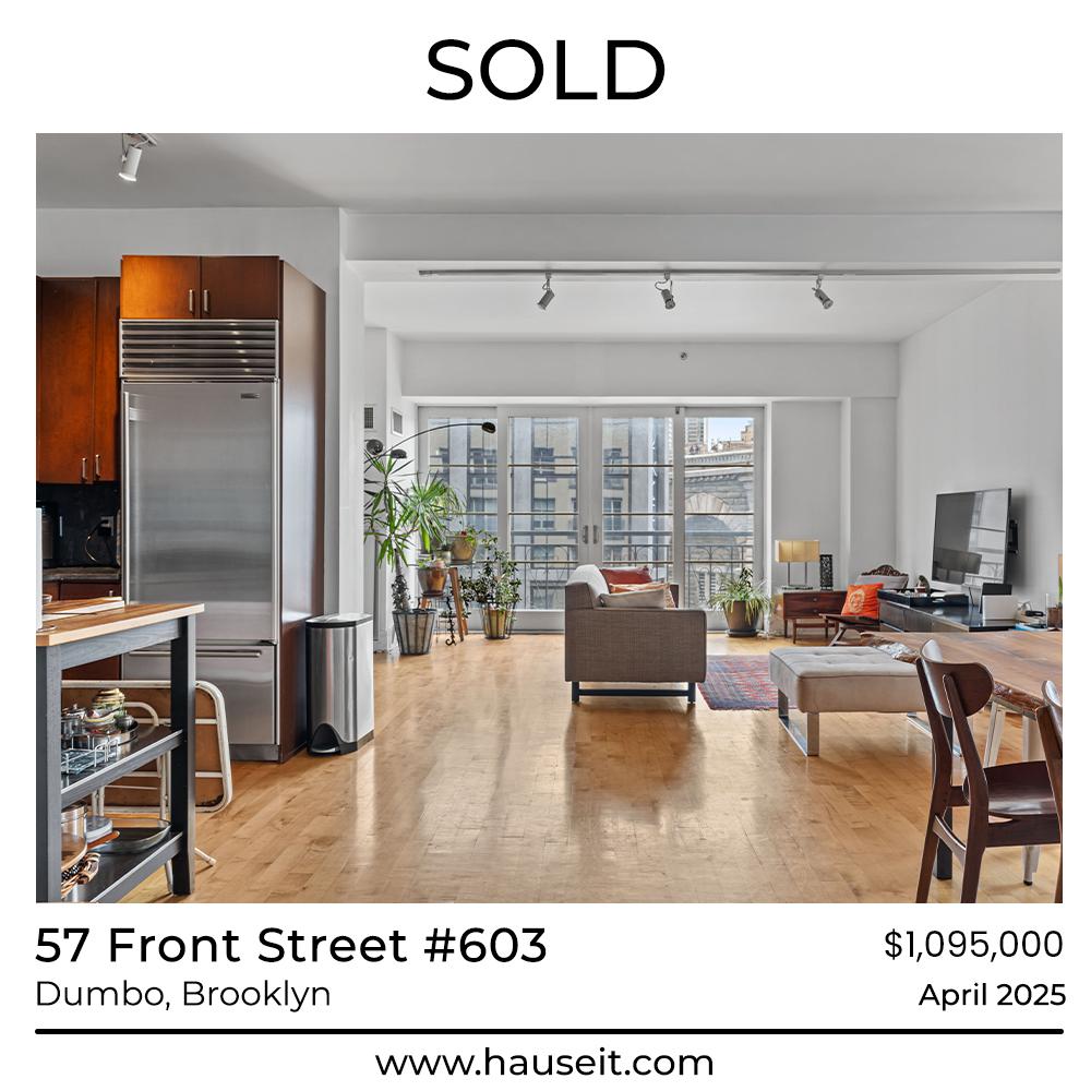 Hauseit Agent Assisted FSBO Sold Listing - 57 Front Street #603 in Dumbo, Brooklyn, NYC